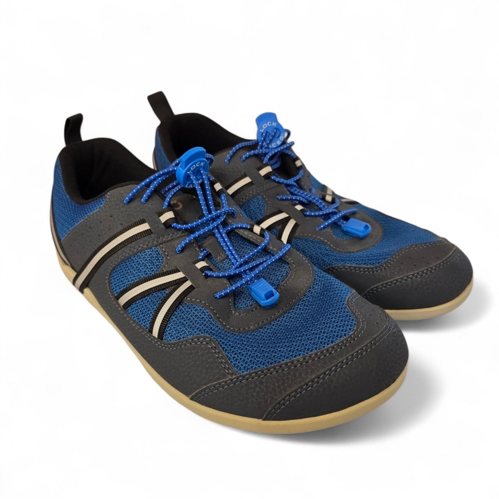 Xero Shoes Prio Barefoot Shoes Men’s 10 Blue Grey Minimalist Athletic Sneakers